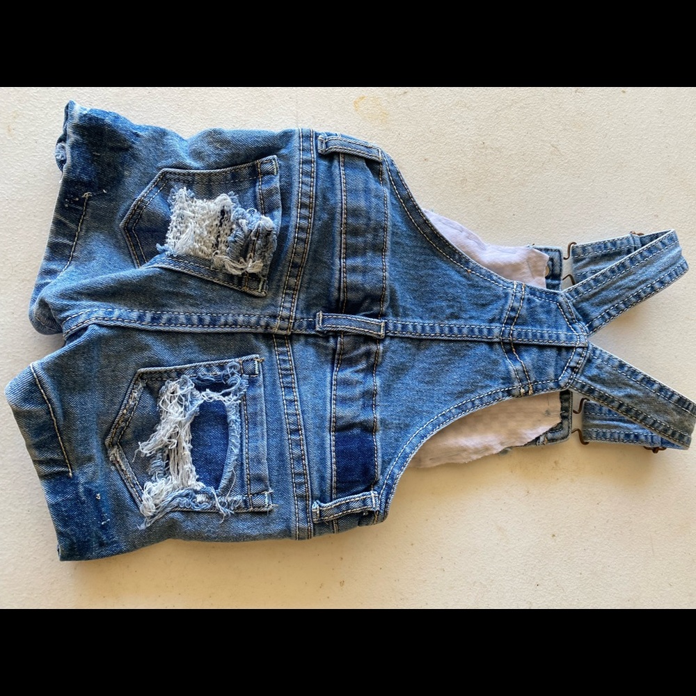 Boutique jordache over alls with Grease movie theme